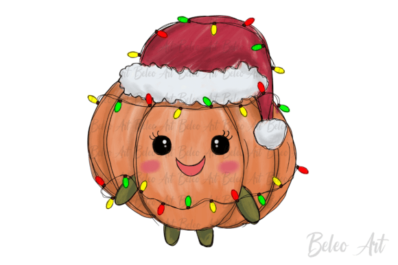 Baby Pumpkin Christmas Png: Festive Illustrations