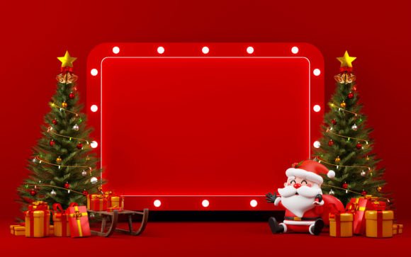 Billboard Christmas Theme Illustrations Review