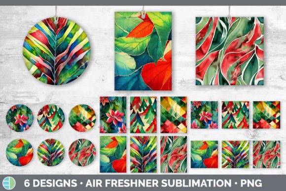 Christmas Air Freshener Sublimation De Illustrations