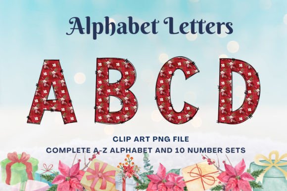 Christmas Doodle Alphabet: Festive Illustrations