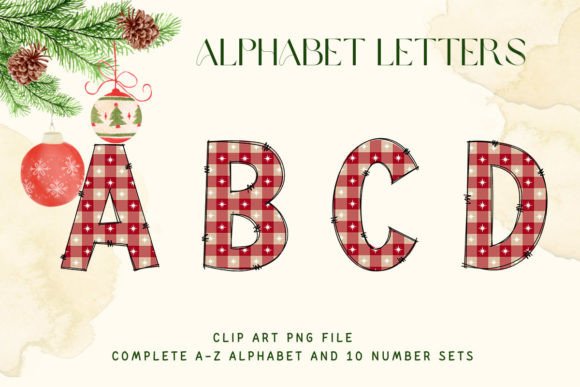 Christmas Doodle Alphabet: Festive Illustrations