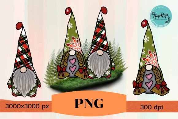 Christmas Genome Duo: Festive Illustrations for Brands