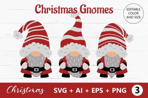 Christmas Gnomes SVG: Festive Illustrations for Blogs