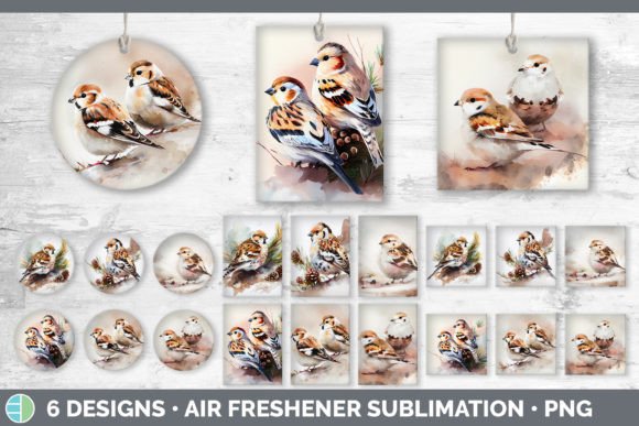 Christmas Snow Bunting Air Freshener S Illustrations