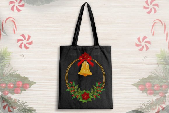Christmas Wreaths Sublimation Design Illustrations