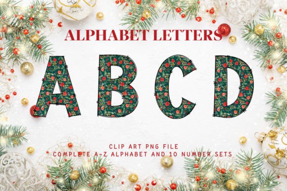 Review: Christmas Doodle Alphabet Sublimation12 Illustrations