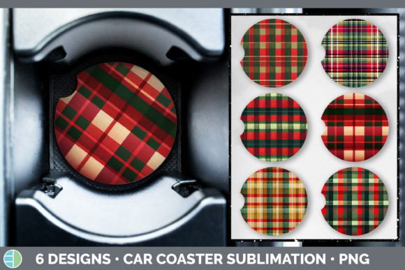 Review: Christmas Plaid Car Coaster Sublimation