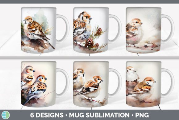 Review: Christmas Snow Bunting Mug Sublimation Illustrations