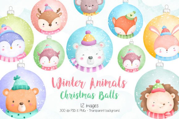 Review: Winter Animals Christmas Ball Ornaments