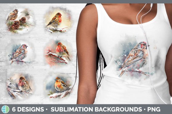 Reviewing Christmas Finch Background Grunge Subl Illustrations
